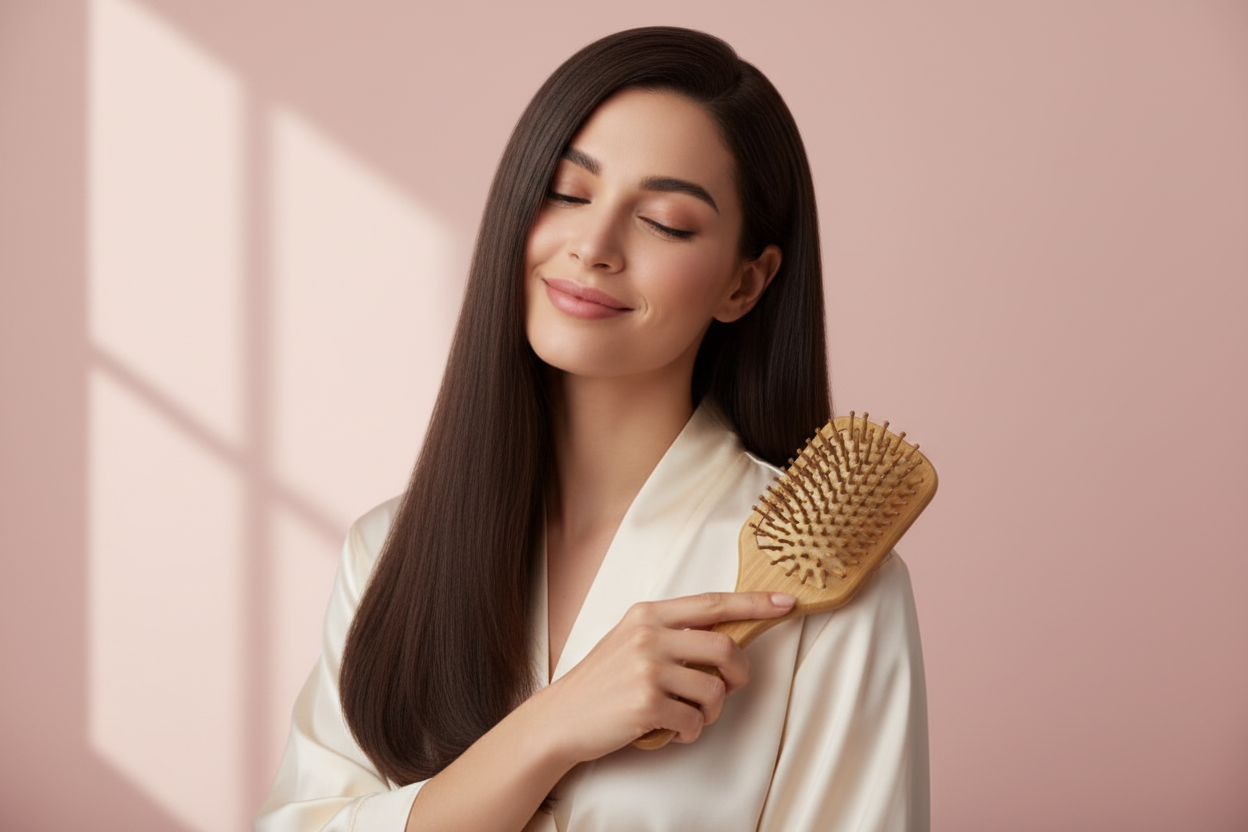Mini Bamboo Brush