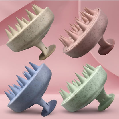 GlowMiia Scalp Massager Brush/Cepillo Masajeador de Cuero