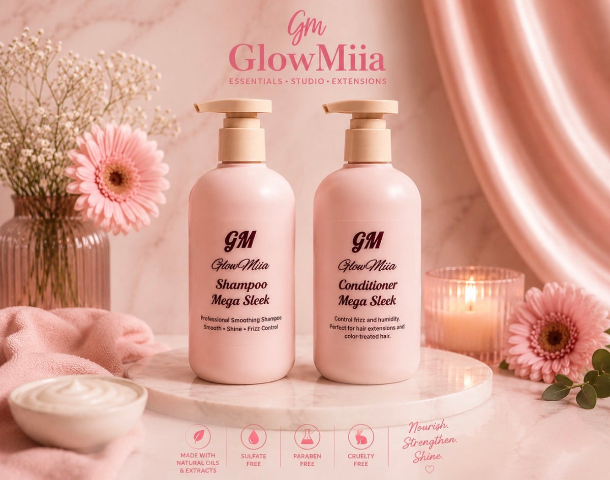 GlowMiia Mega Sleek Shampoo & Conditioner Bundle